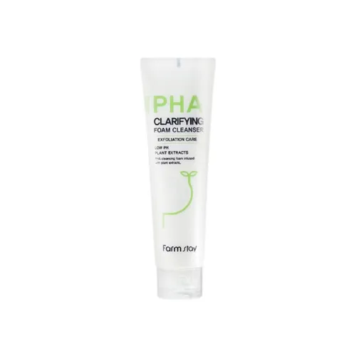 FARM STAY PHA Clarifying Foam Cleanser Exfoliation Care