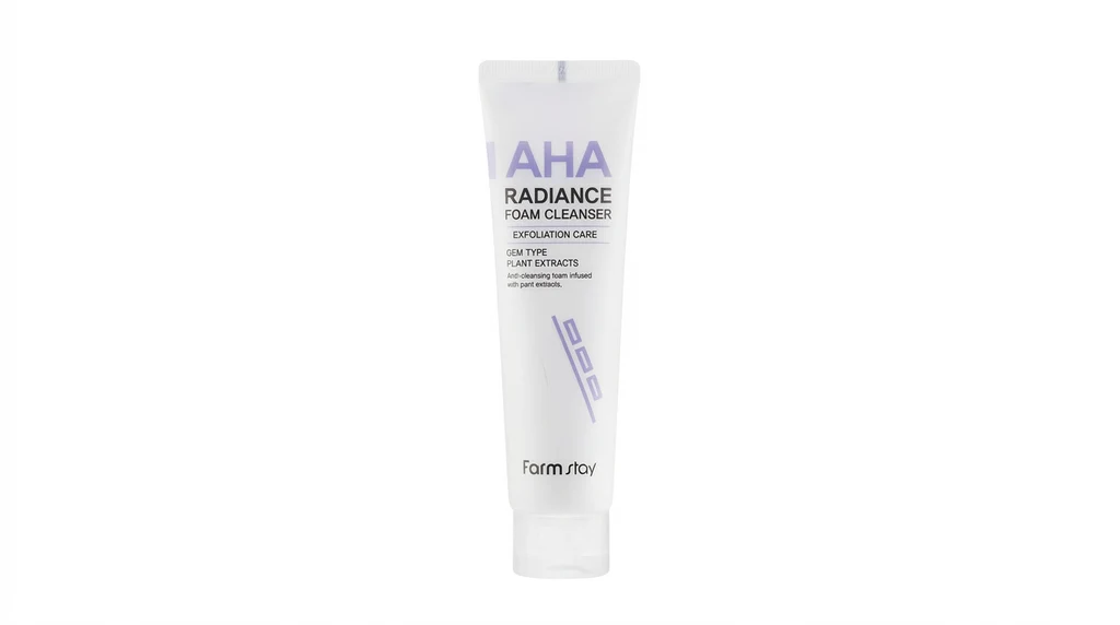 FARM STAY AHA Radiance Foam Cleanser Exfoliation Care