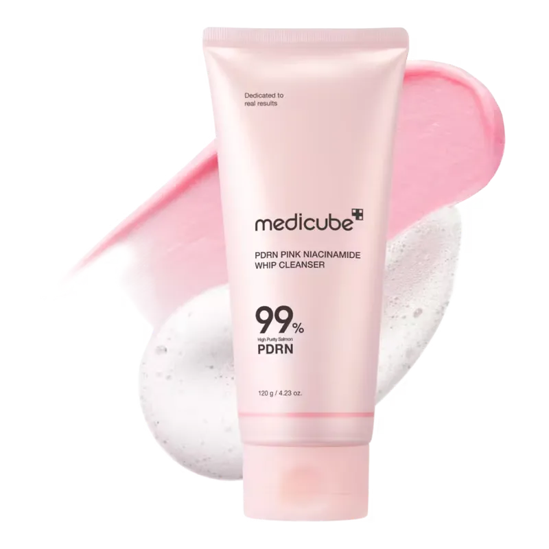 Medicube PDRN PINK Niacinamide Whip Cleanser 99% PDRN